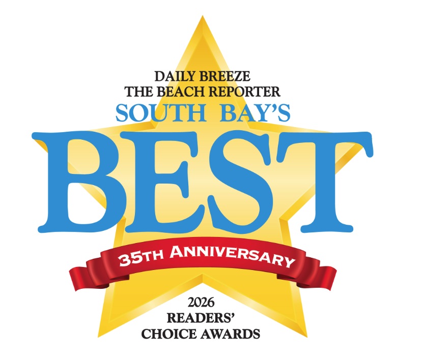 Voted South Bay's Best — Daily Breeze & The Beach Reporter 2026 Readers' Choice Awards